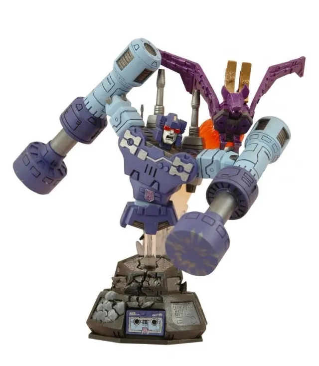 Rumble with Ratbat Bust | Transformers G1 Generation One