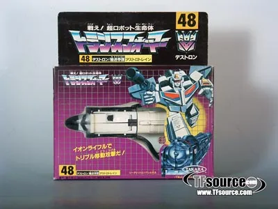 D-48 White Astrotrain Triple Changer | Vintage Japanese G1 Transformers