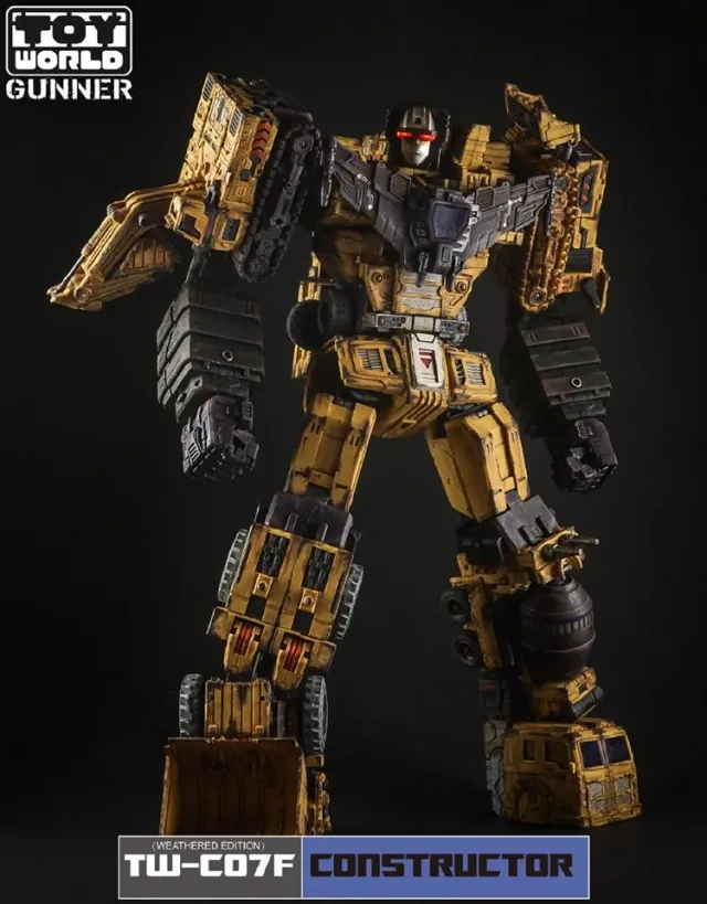 TW-C07F Yellow Constructor Weathered Edition Limited Edition Gift Set | Toyworld