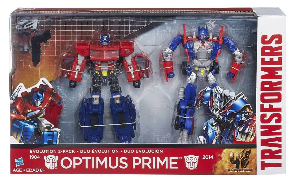 Voyager Class Optimus Prime Evolution 2-Pack | Transformers 4 Age of Extinction AOE