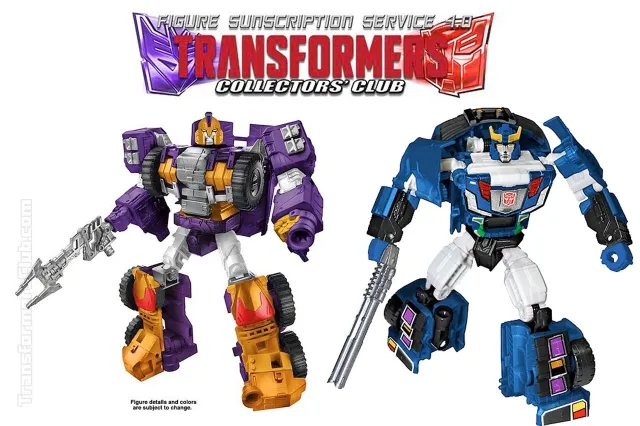 Impactor and Bluestreak | TFSS Transformers Subscription Service Exclusives