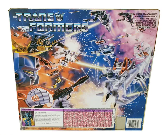 Dirge Transformers G1 | Transformers Generation One