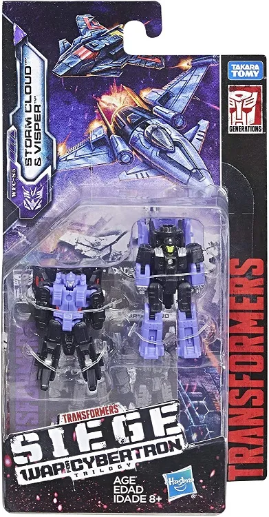 WFC-S5 Decepticon Air Strike Patrol 2-Pack Storm Cloud & Visper Micromaster Scale | Transformers Generations War for Cybertron Siege Chapter
