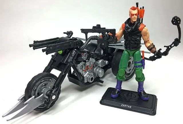 G.I. Joe Ninja Force Zartan with Cold Slither Cycle G.I. Joe Club 2018 Exclusive