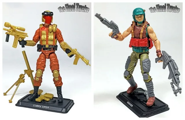 Dodger and Cobra Viper 2018 Exclusive the Final Twelve 3.75-Inch Scale | G.I. Joe Collectors Club Exclusive