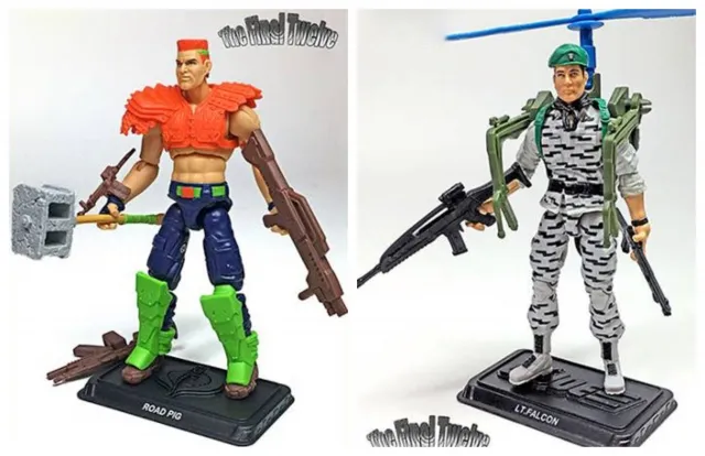 Lt. Falcon and Road Pig 2018 Exclusive the Final Twelve 3.75-Inch Scale | G.I. Joe Collectors Club Exclusive