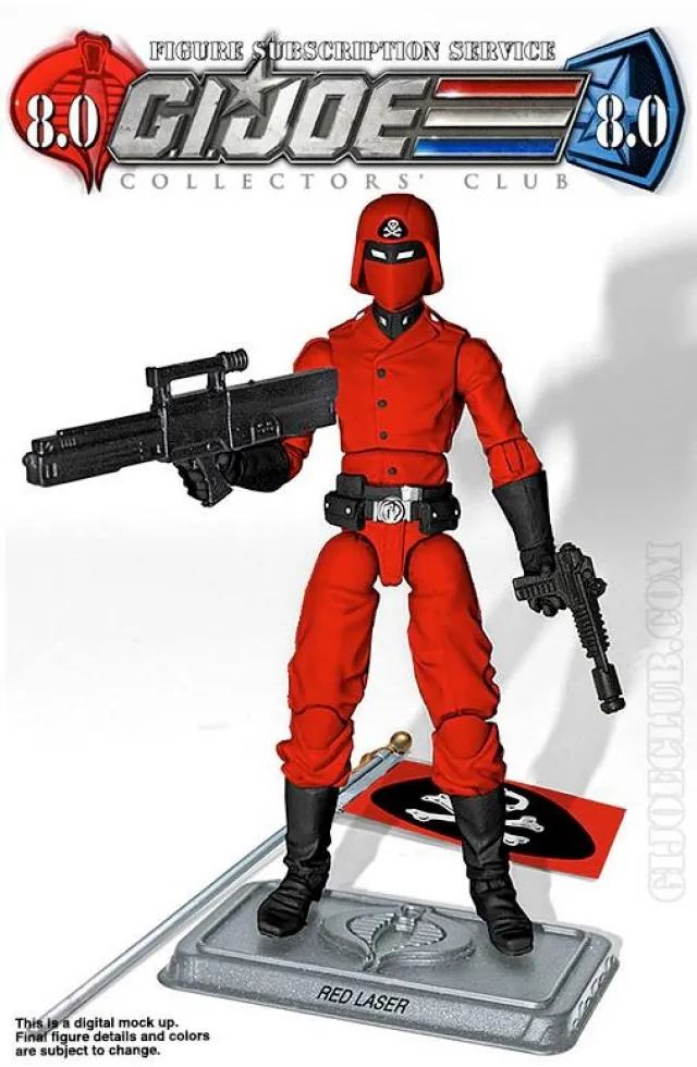 Red Laser 3.75-Inch Scale | G.I. Joe Collectors Club Exclusive