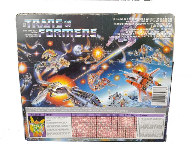 Venom Insecticon Vintage Transformers G1