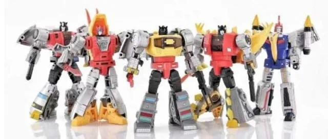 Dino Set of 5 Figures | DX9 Toys Attila Combiner