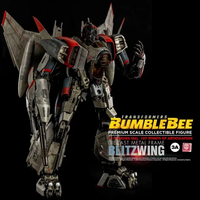 Blitzwing Collectible Figure Premium Scale Collectible Figure | Transformers Transformers: Bumblebee | threezero