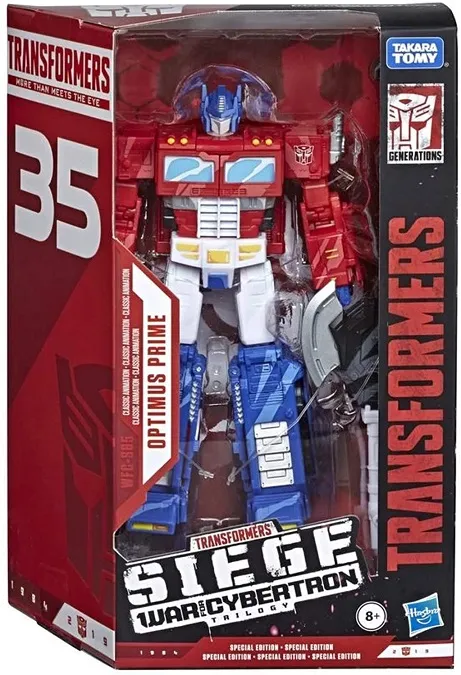 WFC-S65 Optimus Prime Classic Animation Version Voyager Class | Transformers Generations War for Cybertron Siege Chapter