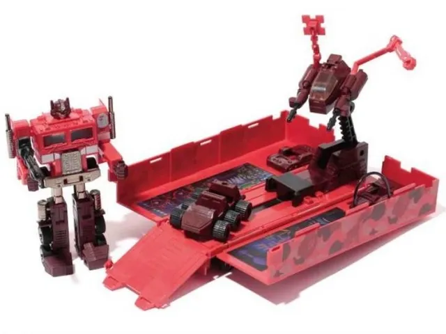 Transformers G1 Bathing Ape BAPEx Optimus Prime Red Camouflage Version Limited Edition | Transformers G1 Reissues