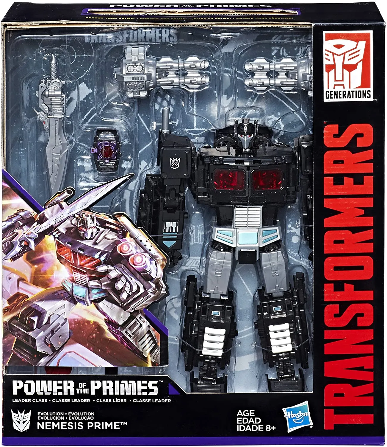 Evolution Nemesis Prime Leader Class | Transformers Generations Power of the Primes