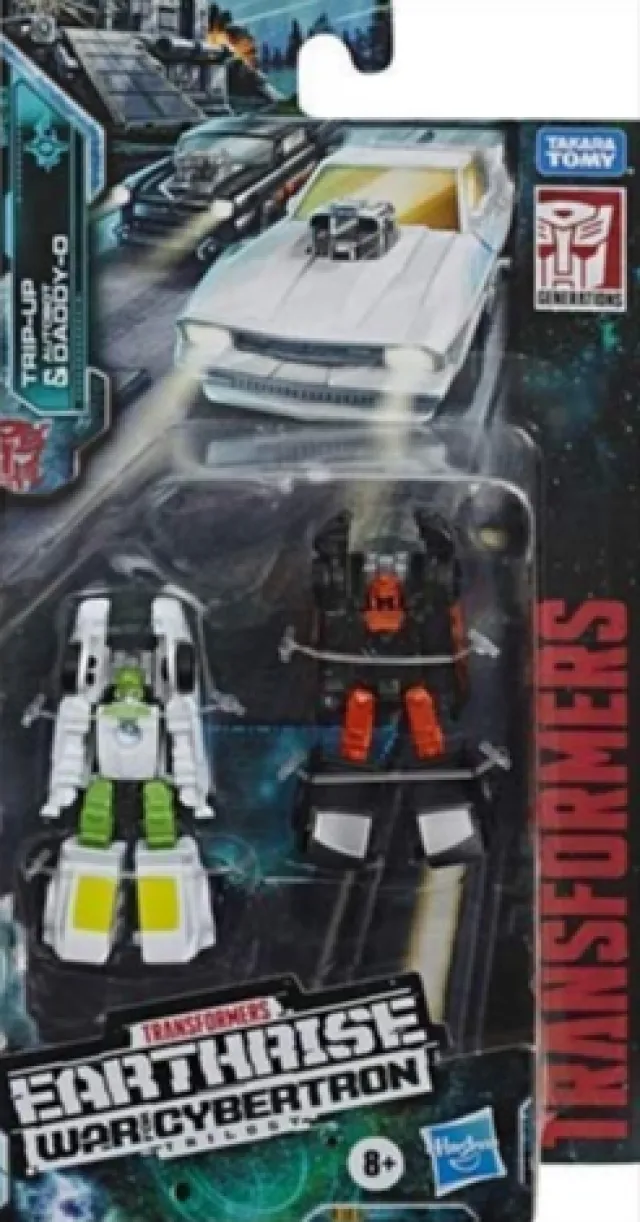WFC-E3 Hot Rod Patrol 2-Pack Trip-Up and Autobot Daddy-O ( Micromaster Scale | Transformers Generations War for Cybertron Earthrise Chapter