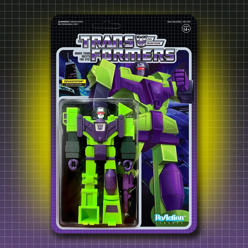 Devastator Figure | Transformers ReAction G1 Generation One