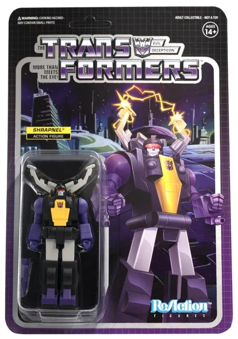 Shrapnel Figure | Transformers ReAction G1 Generation One