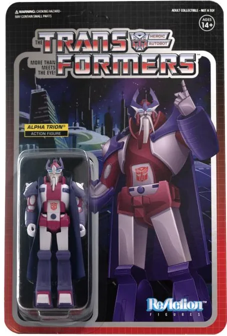 Alpha Trion Figure | Transformers ReAction G1 Generation One