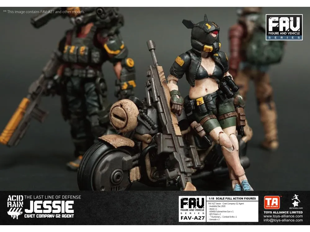 FAV-A27 Civet Company G2 Agent Jessie 1:18 Scale | Acid Rain FAV