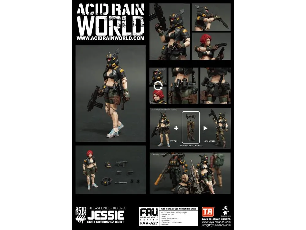 FAV-A27 Civet Company G2 Agent Jessie 1:18 Scale | Acid Rain FAV