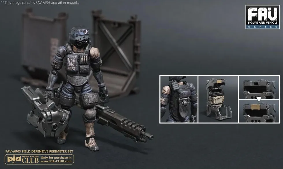 FAV-AP03 Field Perimeter Set 1:18 Scale | Acid Rain FAV