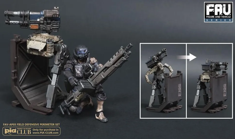 FAV-AP03 Field Perimeter Set 1:18 Scale | Acid Rain FAV