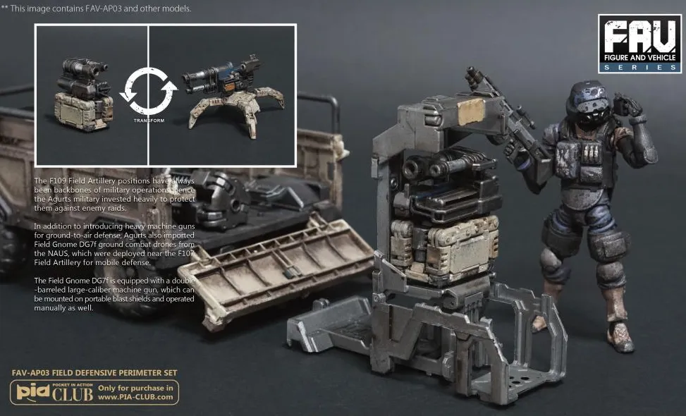 FAV-AP03 Field Perimeter Set 1:18 Scale | Acid Rain FAV