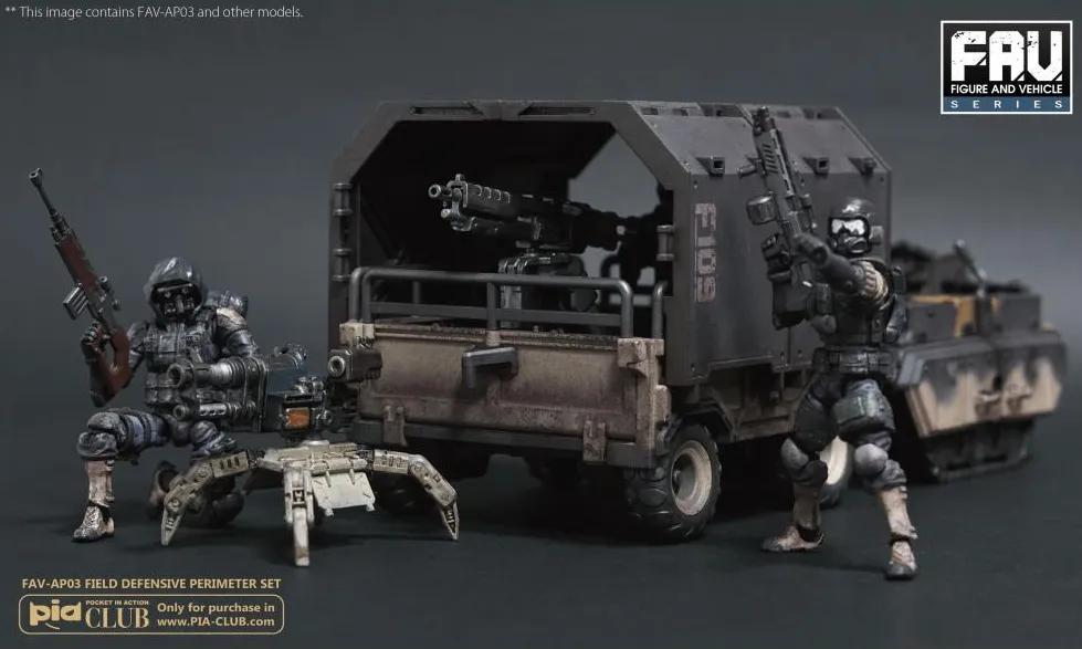 FAV-AP03 Field Perimeter Set 1:18 Scale | Acid Rain FAV