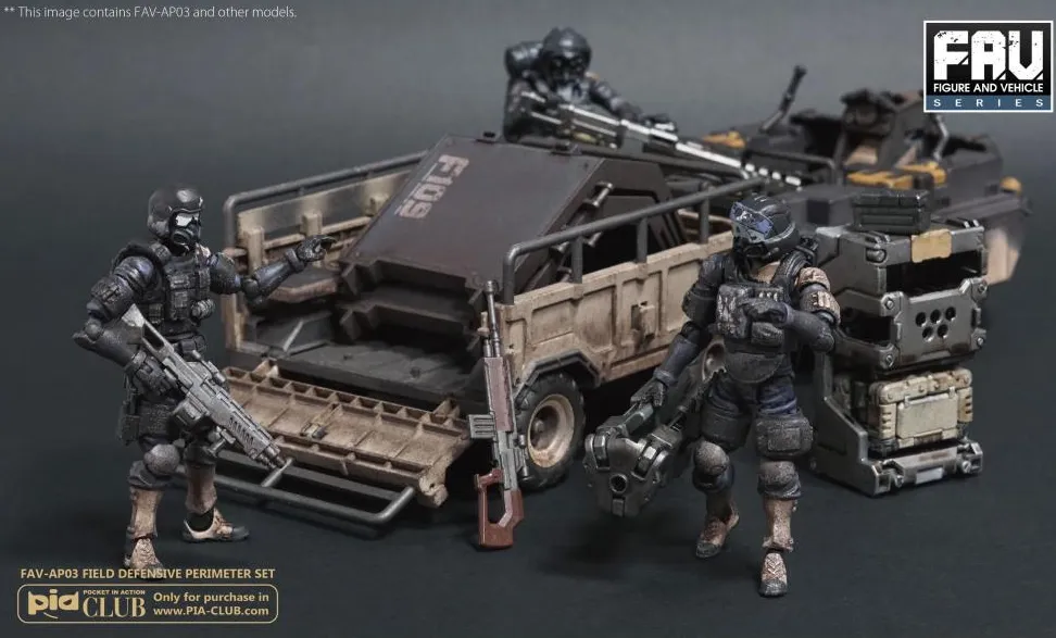 FAV-AP03 Field Perimeter Set 1:18 Scale | Acid Rain FAV