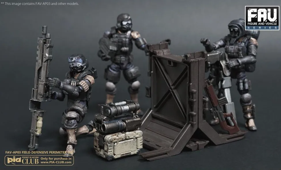 FAV-AP03 Field Perimeter Set 1:18 Scale | Acid Rain FAV