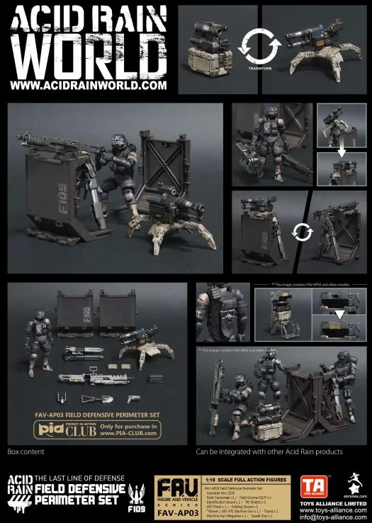 FAV-AP03 Field Perimeter Set 1:18 Scale | Acid Rain FAV