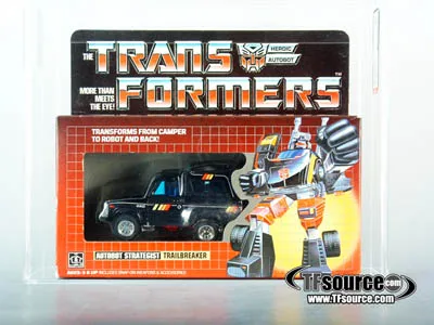 Trailbreaker AFA 80 G1 Car Vintage Transformers G1