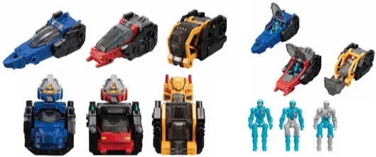 DA-53 Triverse Bullet Core Set | Diaclone Reboot