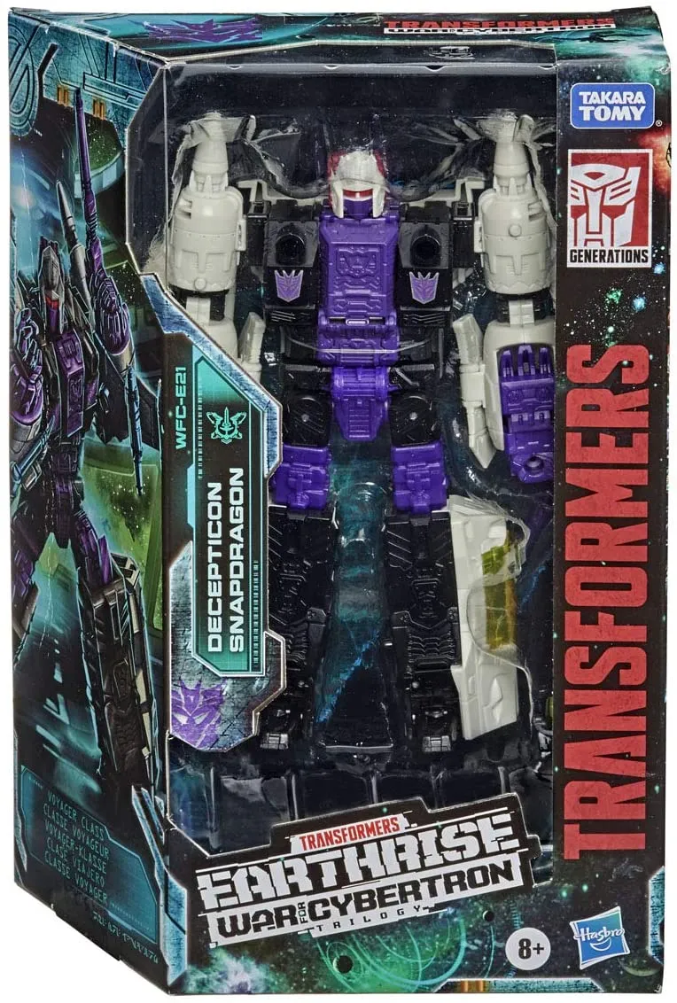 WFC-E21 Decepticon Snapdragon Triple Changer Voyager Class | Transformers Generations War for Cybertron Earthrise Chapter