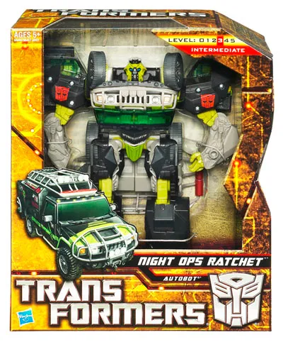 Autobot Ratchet Night Ops Voyager Class | Transformers Hunt for the Decepticons HFTD