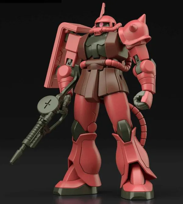 Bandai Spirits Gundam HGUC MS-06S Zaku II 1:144 Scale Model Kit