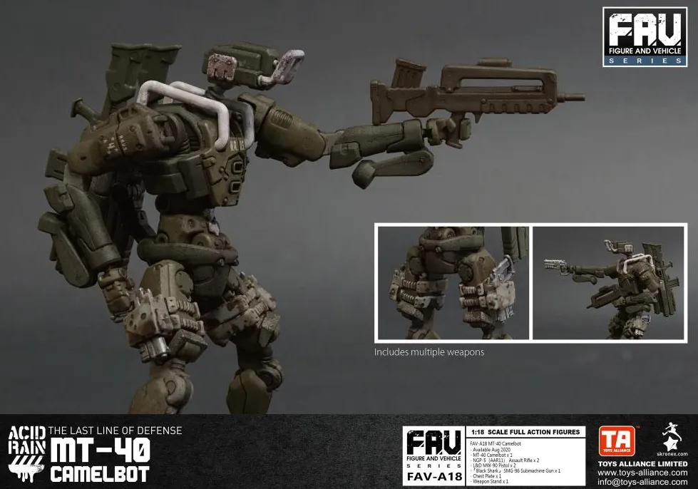 FAV-A18 MT40 Camelbot 1:18 Scale | Acid Rain FAV
