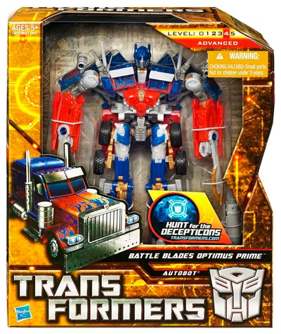 Battle Blades Optimus Prime Voyager Class | Transformers Hunt for the Decepticons HFTD