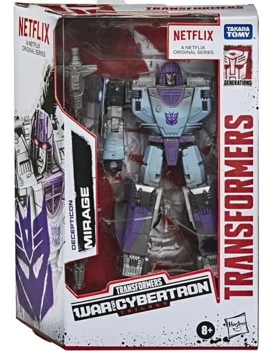 WFC-01 Decepticon Mirage Netflix Edition | Transformers Generations War for Cybertron Trilogy