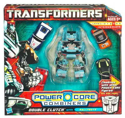 Double Clutch with Rallybots Commander 5-Pack | Transformers Generations Power Core Combiners