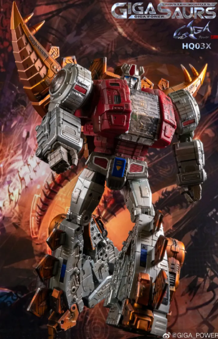 HQ03X Gutter Metallic Weathered Version | GigaPower Gigasaurs