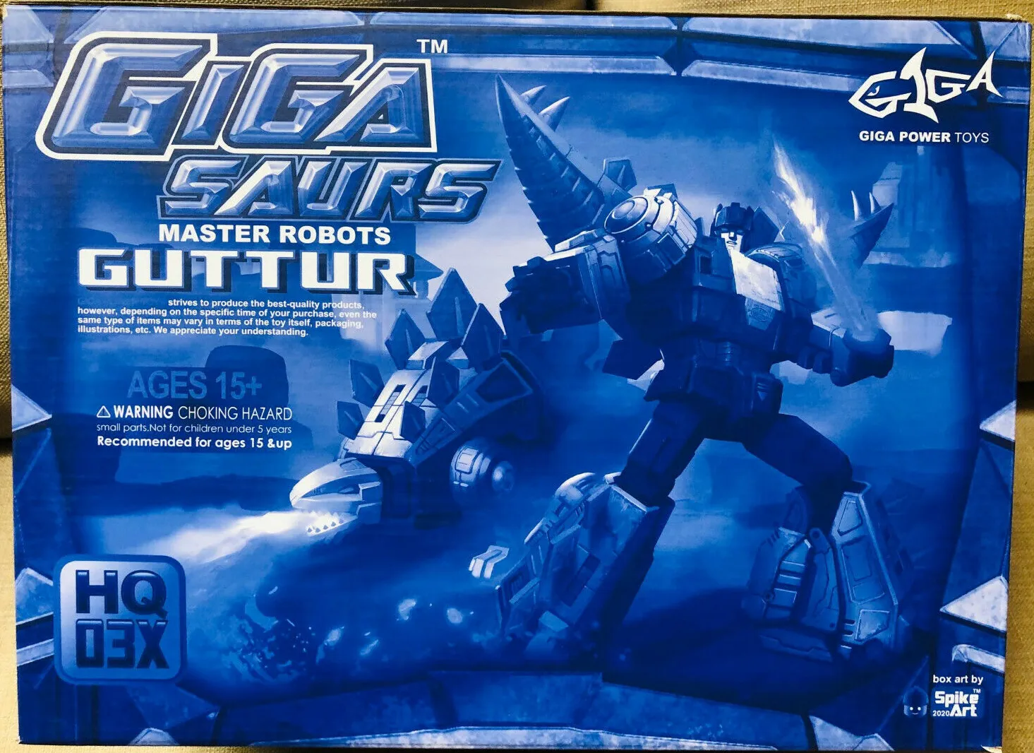 HQ03X Gutter Metallic Weathered Version | GigaPower Gigasaurs
