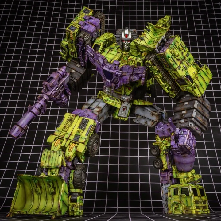 TW-C07G Constructor Weathered Green Version Set of 6 Figures | Toyworld Constructor Combiner