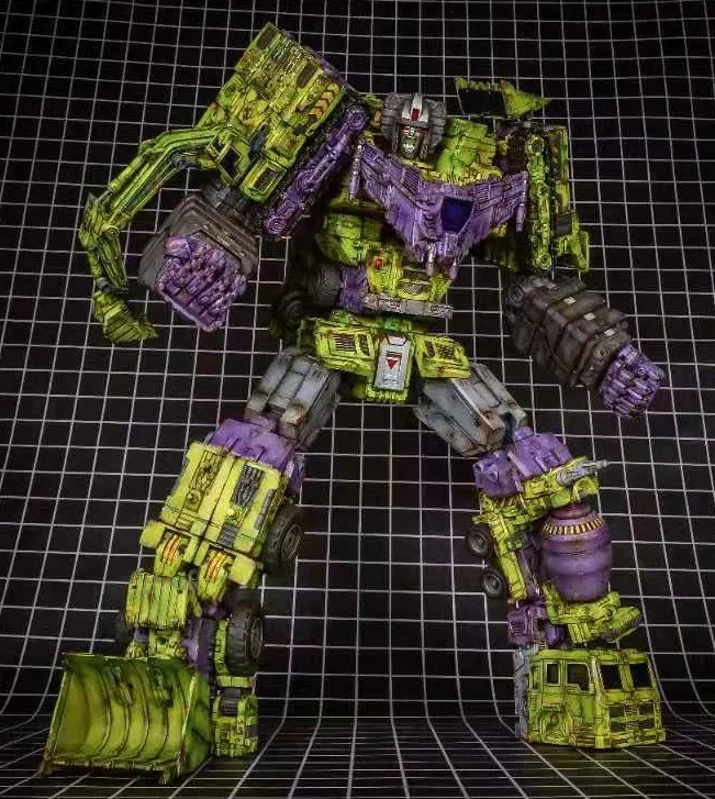 TW-C07G Constructor Weathered Green Version Set of 6 Figures | Toyworld Constructor Combiner