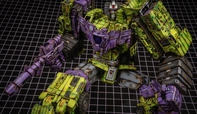 TW-C07G Constructor Weathered Green Version Set of 6 Figures | Toyworld Constructor Combiner