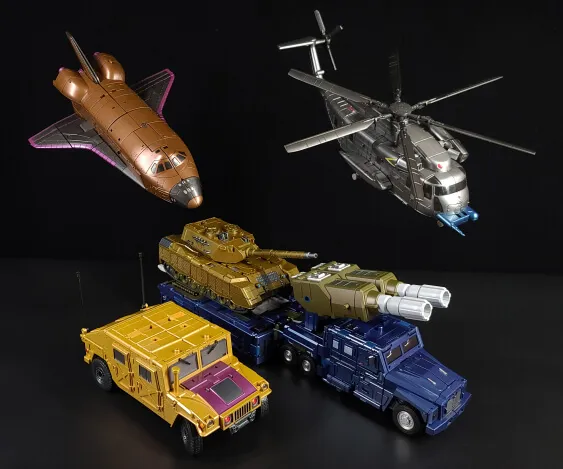 ZA-07 Bruticon Combiner Metallic Edition Set of 5 Figures | Zeta Toys