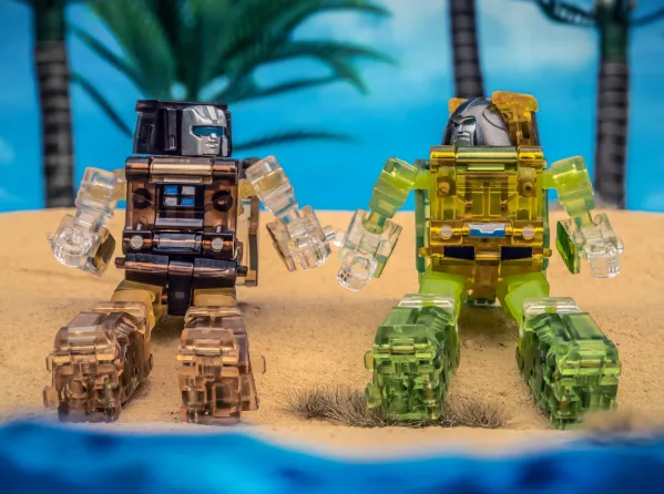 H19T and H20T Translucent Version Set of 2 Figures | Newage the Legendary Heroes