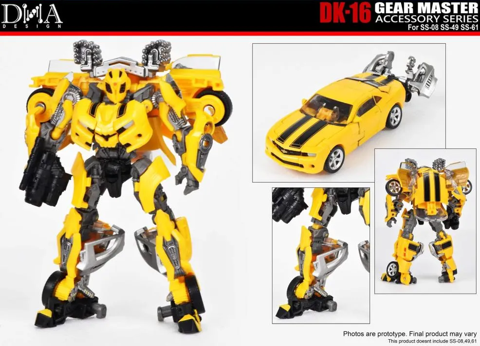 DK-16 Upgrade Kit for Transformers Studio Series 08 Blackout 61 Sentinel Prime 49 Bumblebee | Dna Design | Upgrade Kit