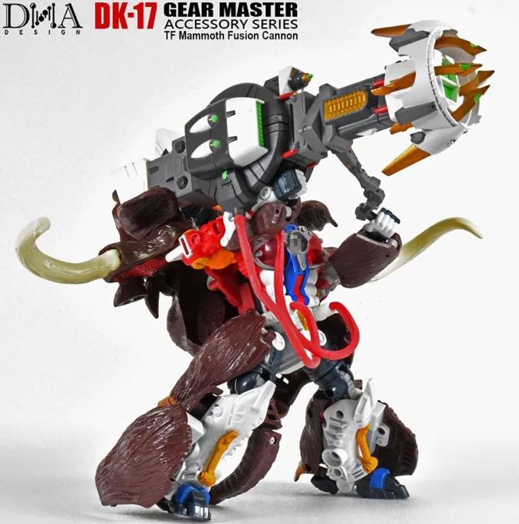 DK-17 Upgrade Kit with Mammoth Fusion Cannon for Transformers Encore Big Convoy | Dna Design | Upgrade Kit