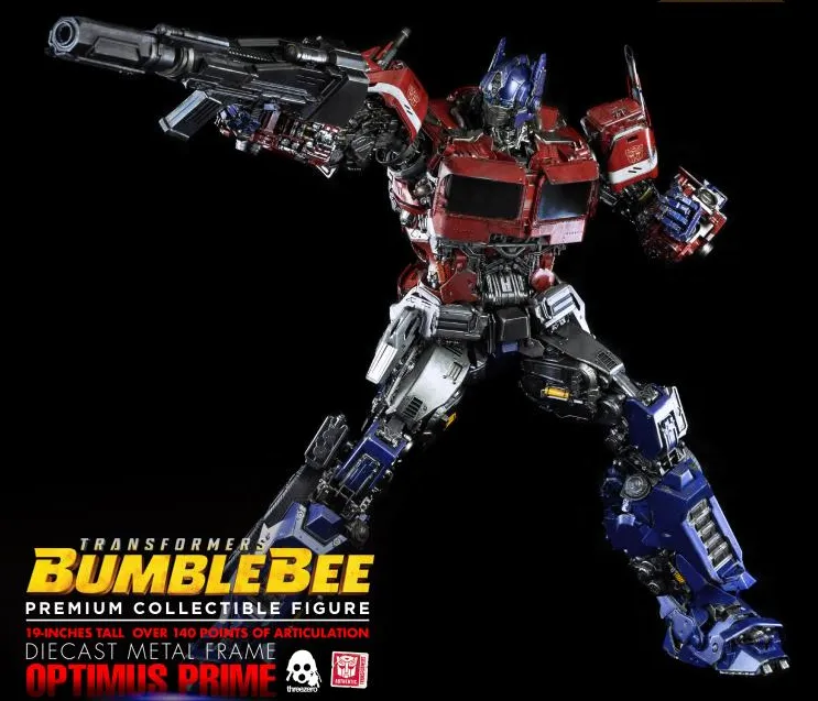 Optimus Prime Collectible Figure Premium Scale Collectible Figure | Transformers: Bumblebee | threezero