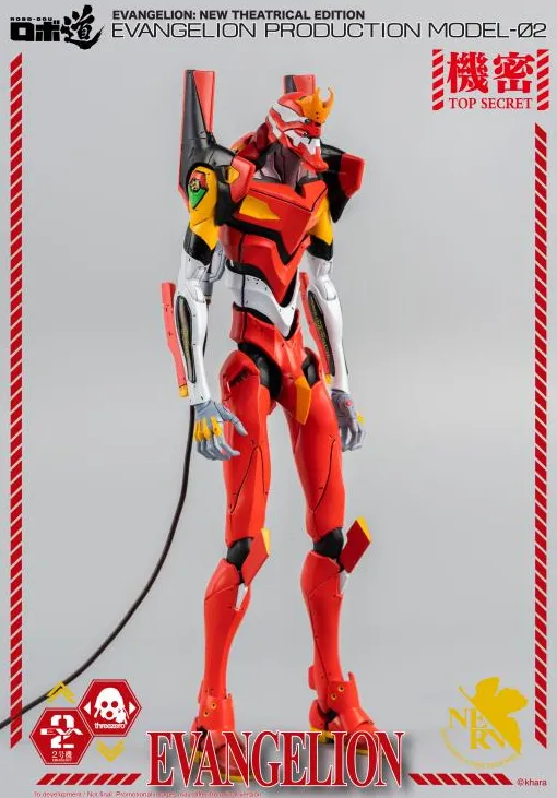 Production Model-02 Robo-dou Collectible Figure | Rebuild Of Evangelion | threezero